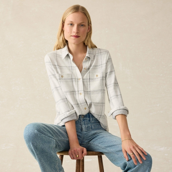 Faherty Legend Sweater Shirt - Picture 1 of 9